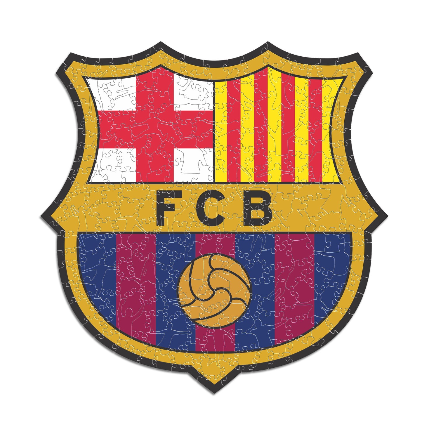 FC Barcelona® Logo - Wooden Puzzle