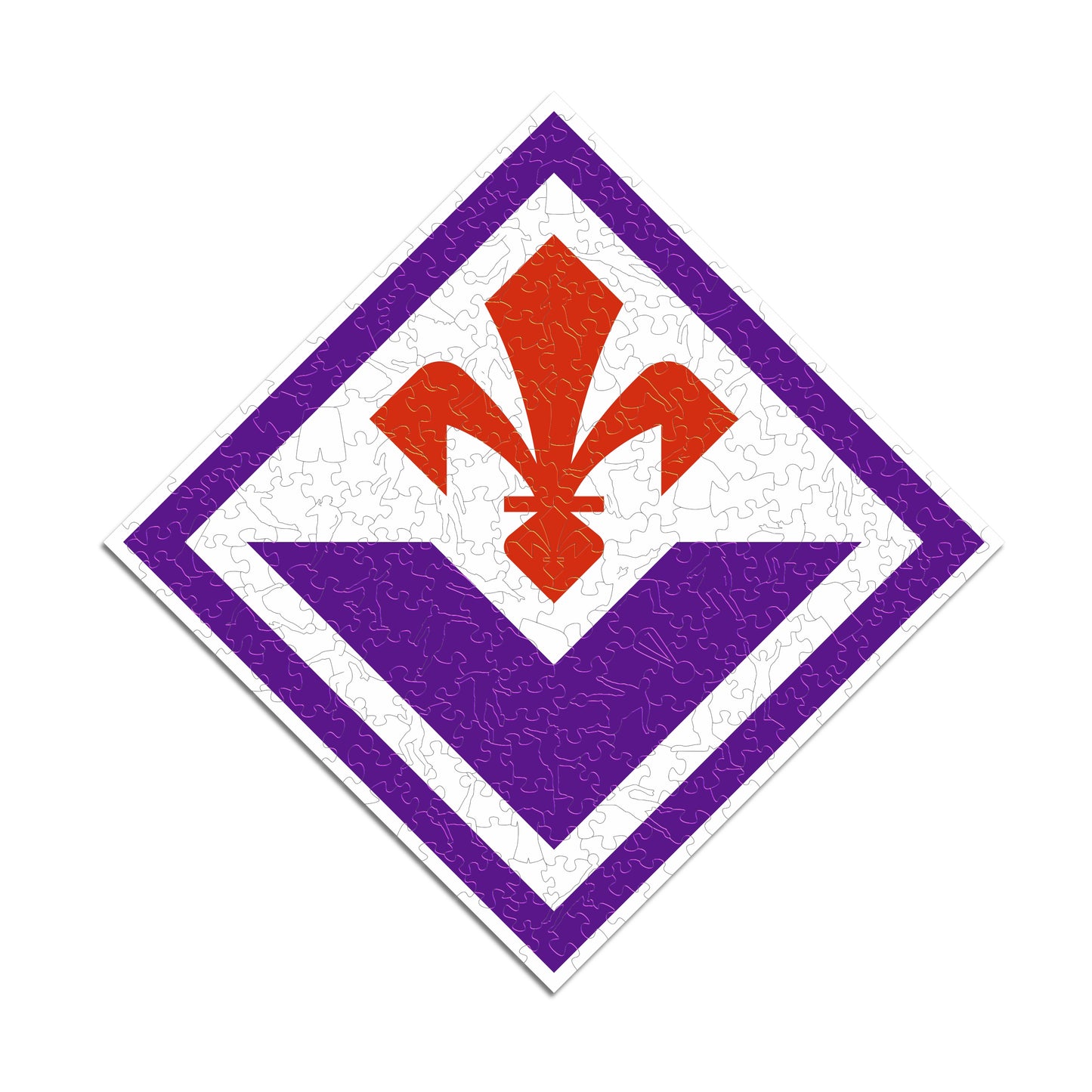 ACF Fiorentina® 徽標 - 官方木製拼圖
