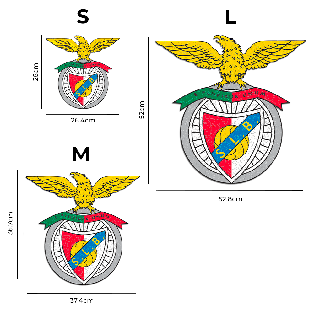2 件裝 SL Benfica® 徽標 + Eusébio