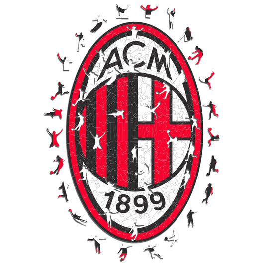 AC Milan® 標誌 - 木製拼圖