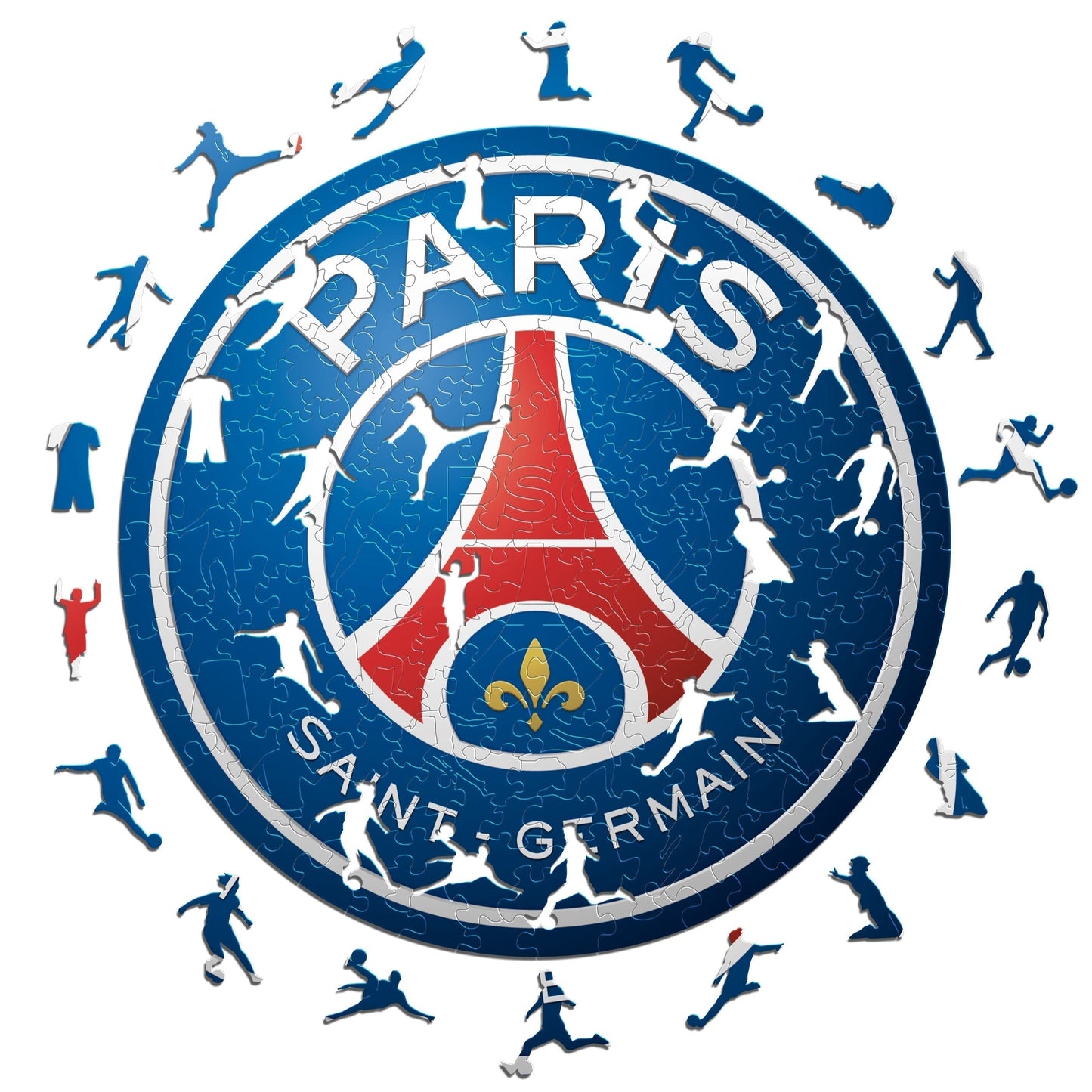 3 PACK PSG FC® Logo + Lionel Messi + Kylian Mbappé