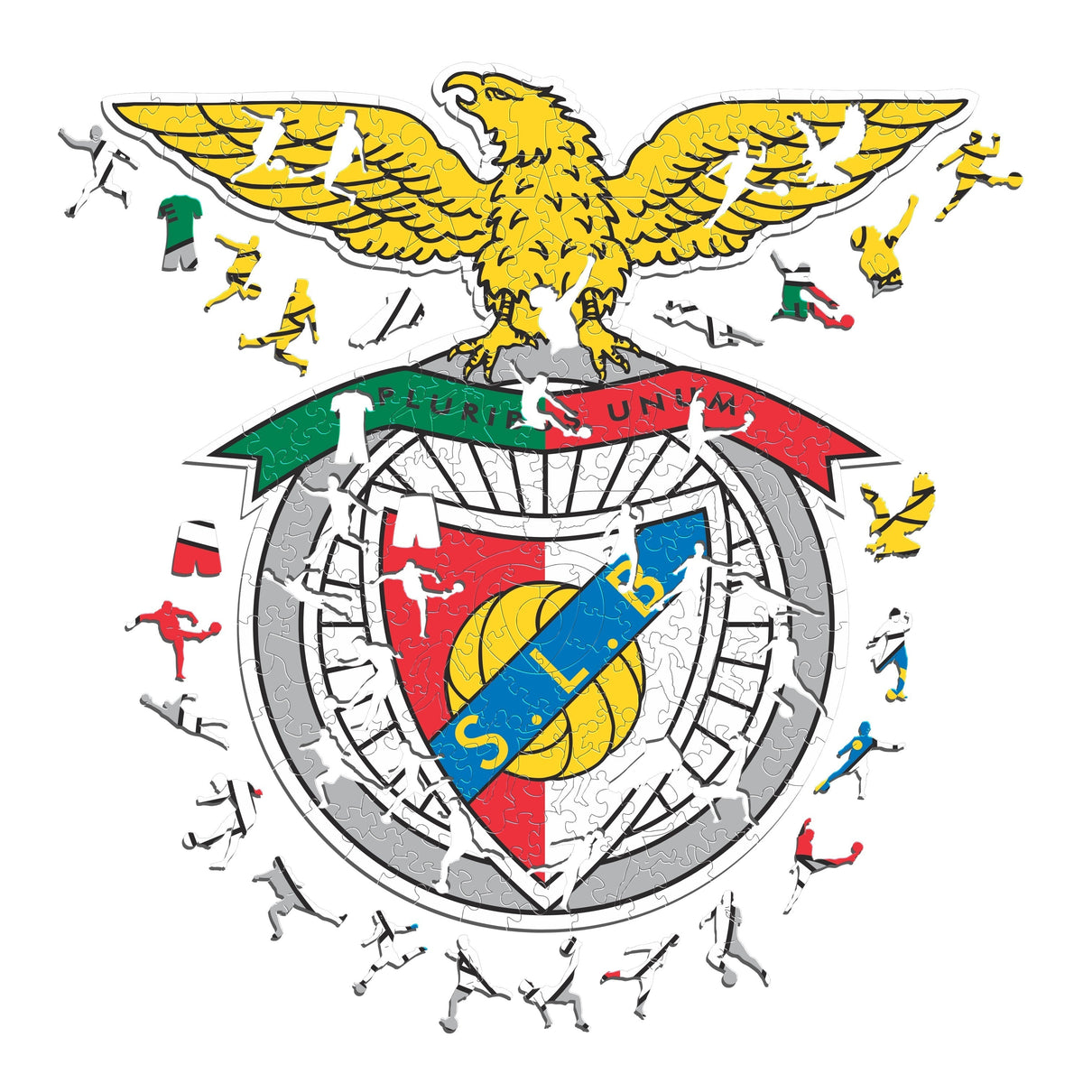 SL Benfica® Logo - Wooden Puzzle – Iconic Puzzles