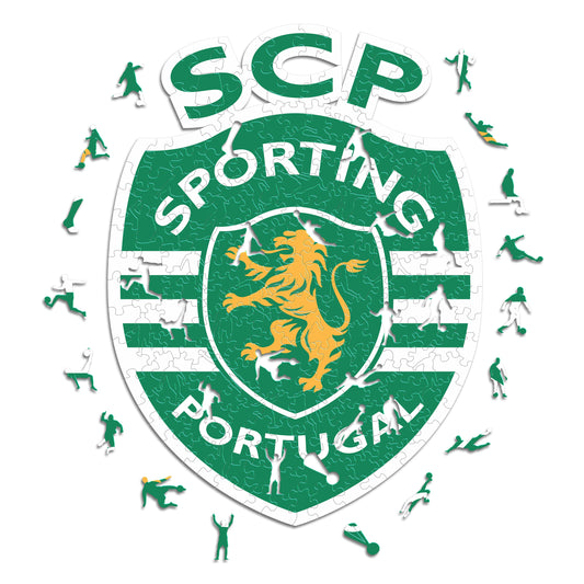 2 件裝 Sporting CP® 標誌 + 球衣 - 官方木製拼圖