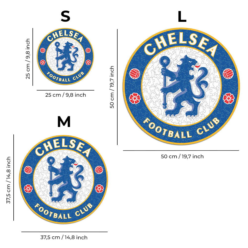 Chelsea FC® Logo - Wooden Puzzle