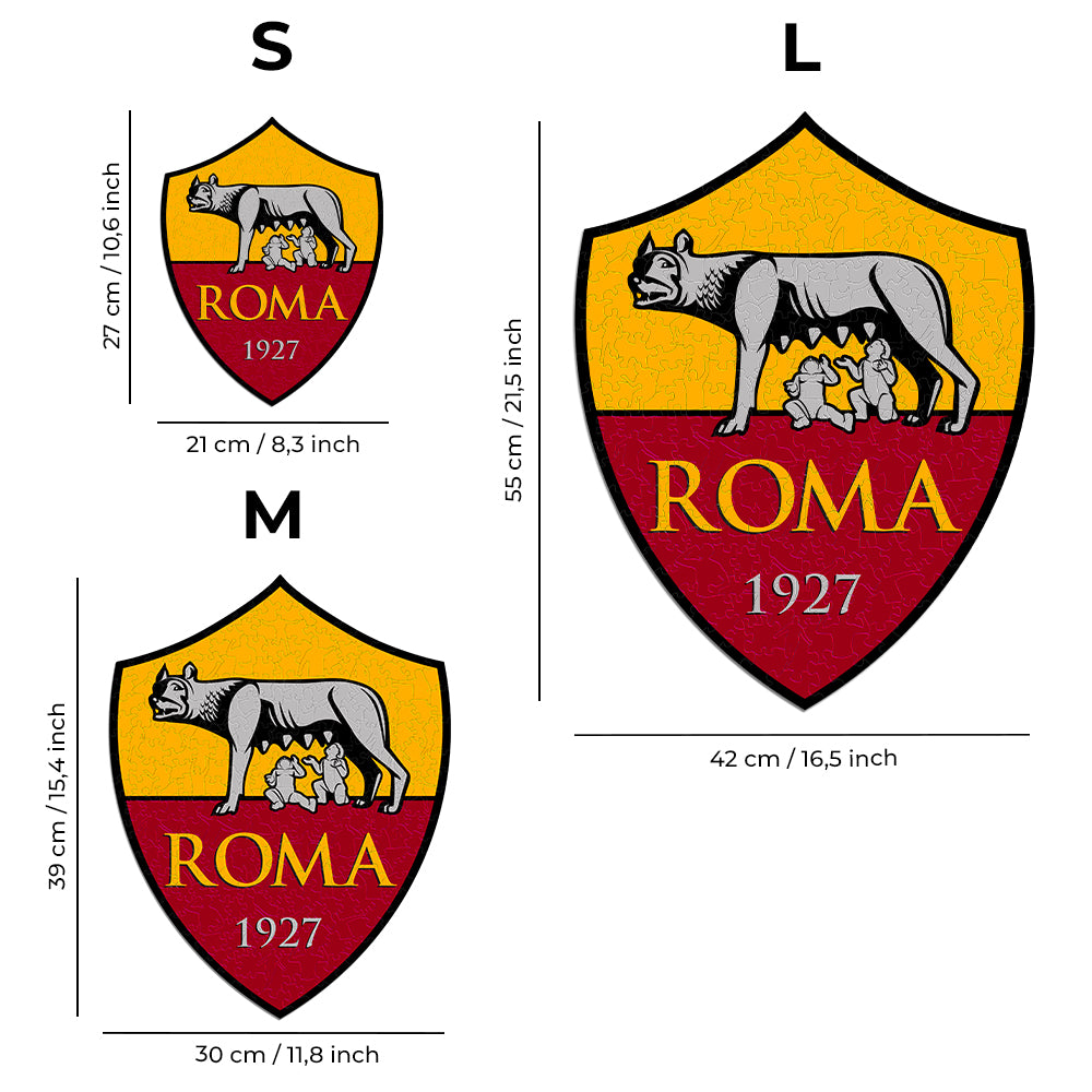 AS Roma® Logo - Wooden Puzzle