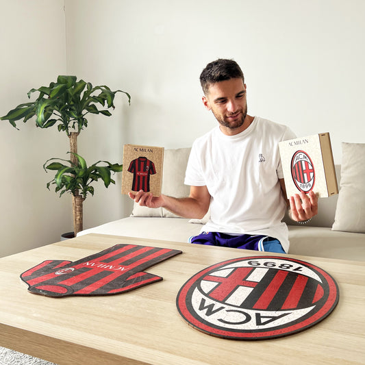 3 PACK Milan® Logo + Retro Logo + 5 Players – Iconic Puzzles IT