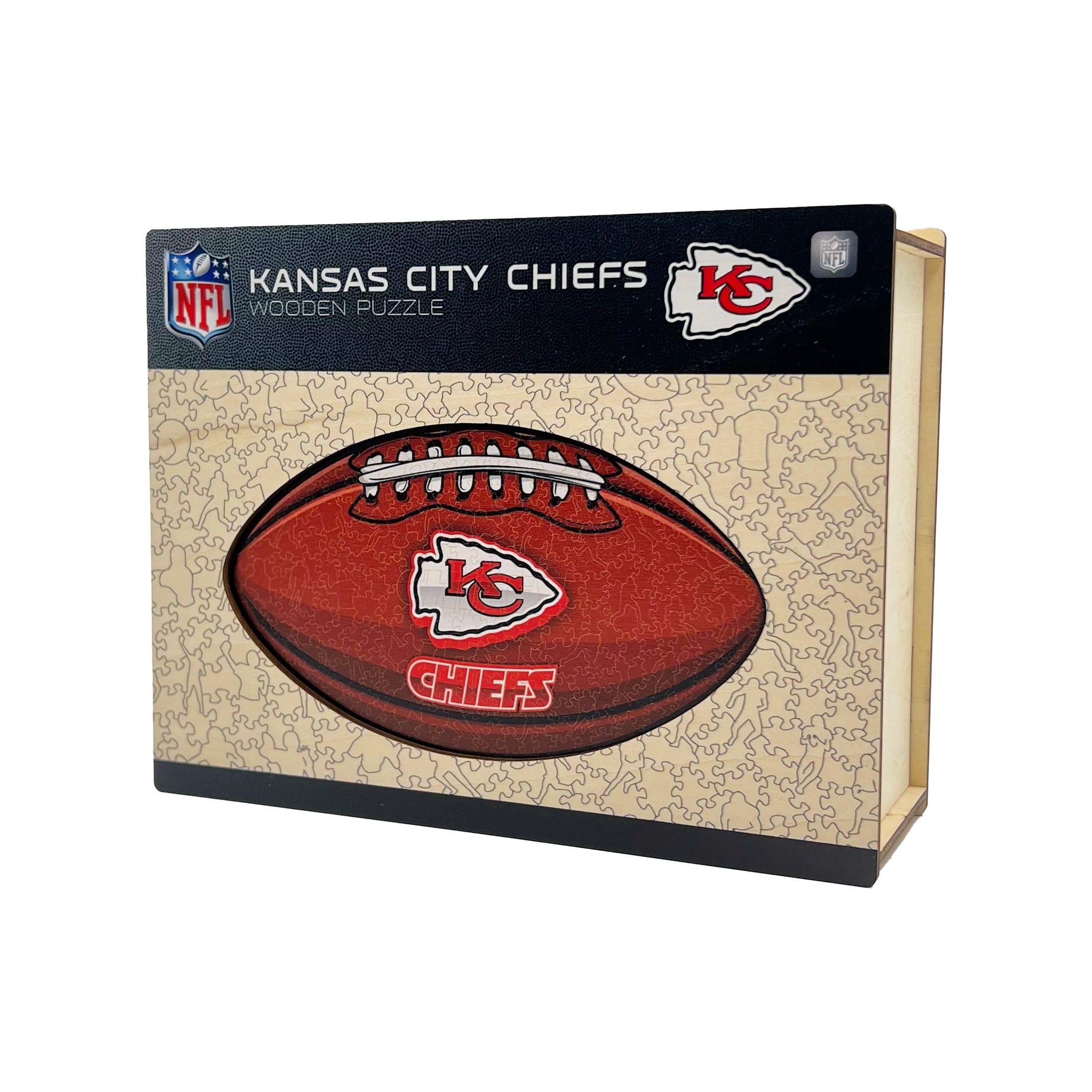 Kansas City Chiefs Wooden Puzzle Iconic Puzzles
