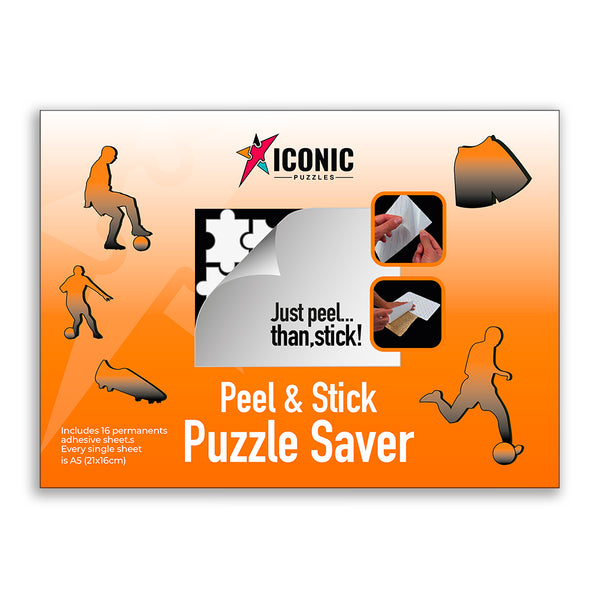 This Peel & Stick Puzzle Saver Turns Your Puzzle Into Wall Art