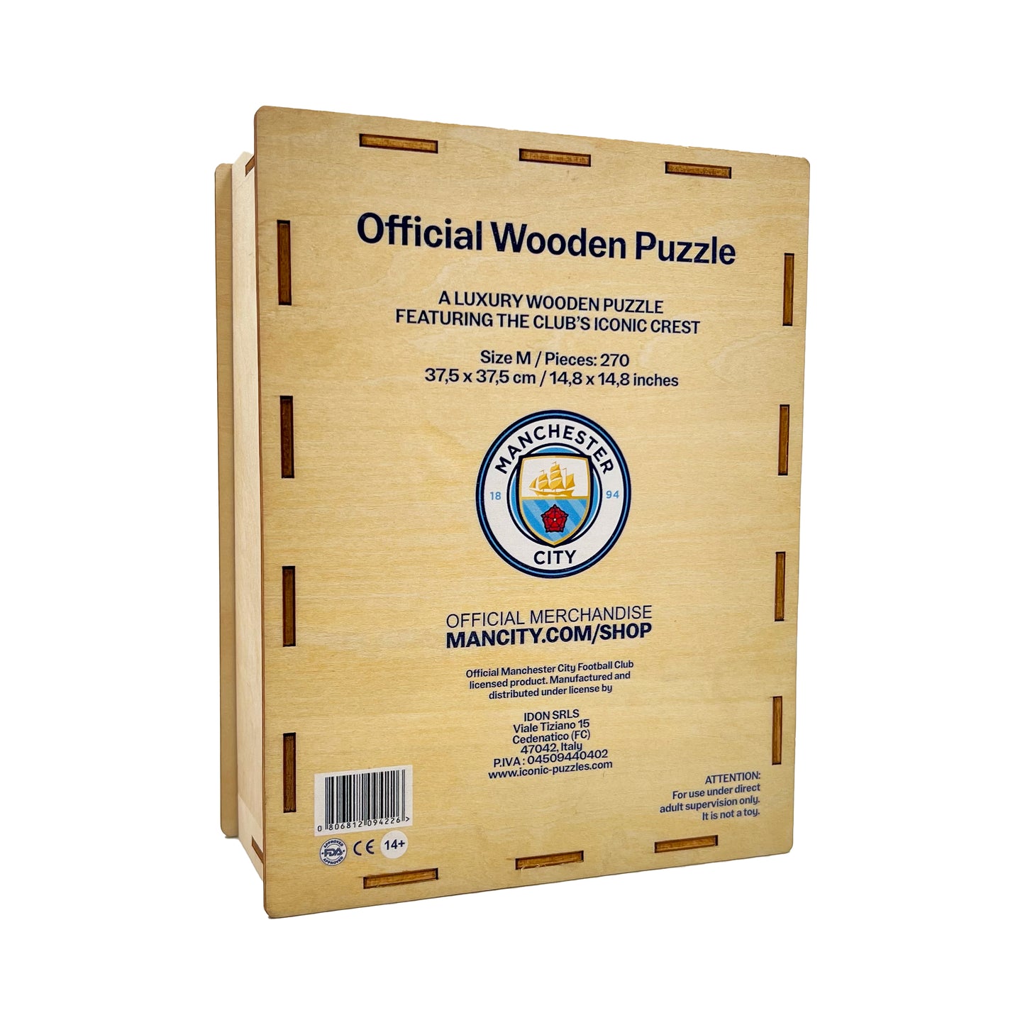 Manchester City FC® Logo - Wooden Puzzle