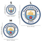 3 件套曼城足球俱樂部® 徽標 + 哈蘭德 + 福登
