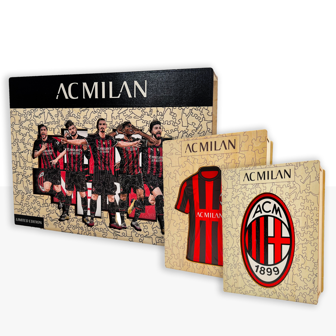 AC Milan® Crest - Wooden Puzzle