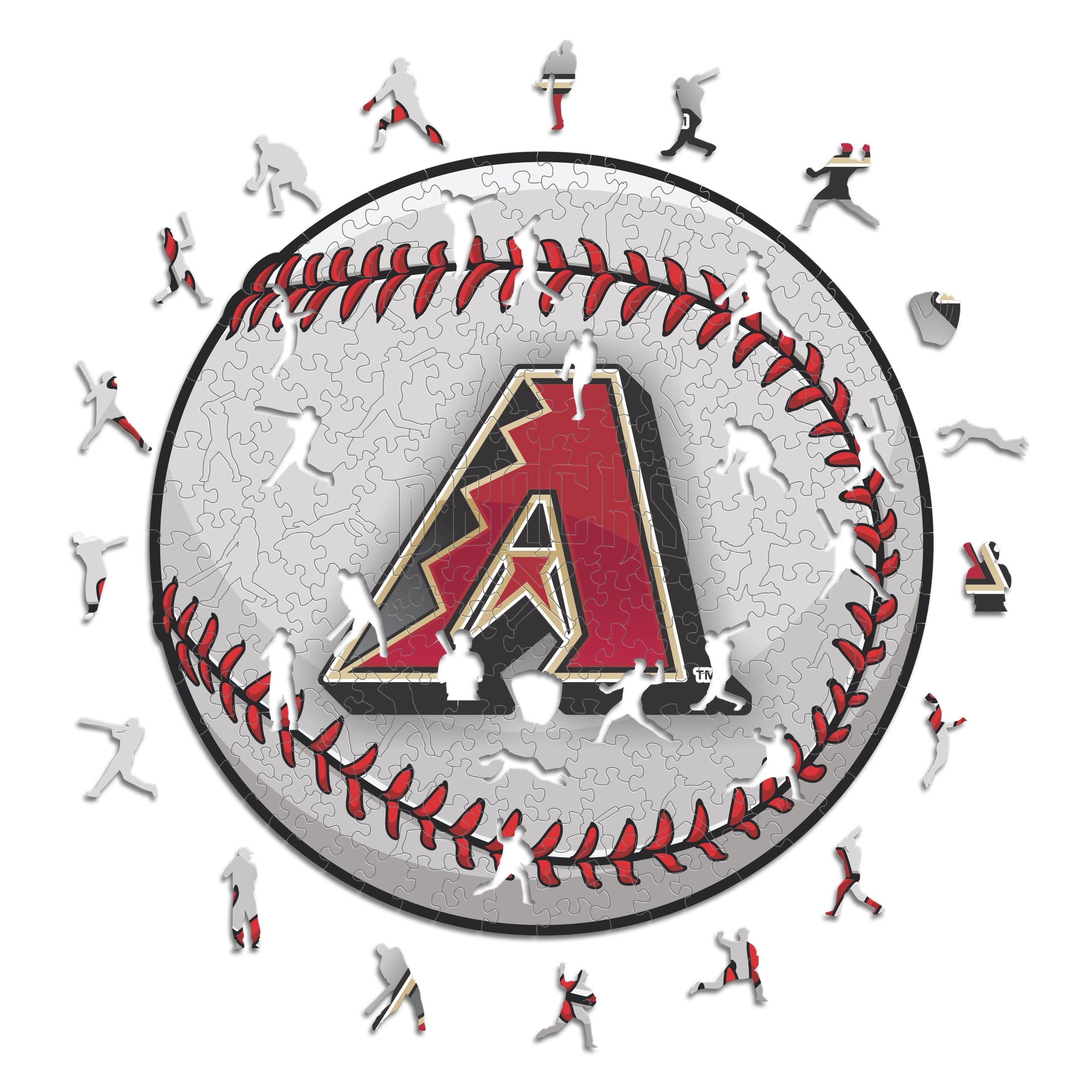 Arizona Diamondbacks™ Wooden Puzzle Iconic Puzzles