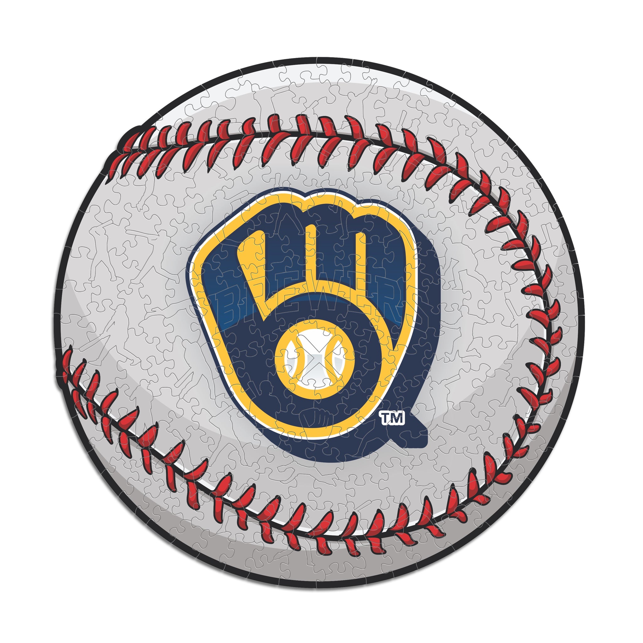 Milwaukee Brewers™ Wooden Puzzle Iconic Puzzles