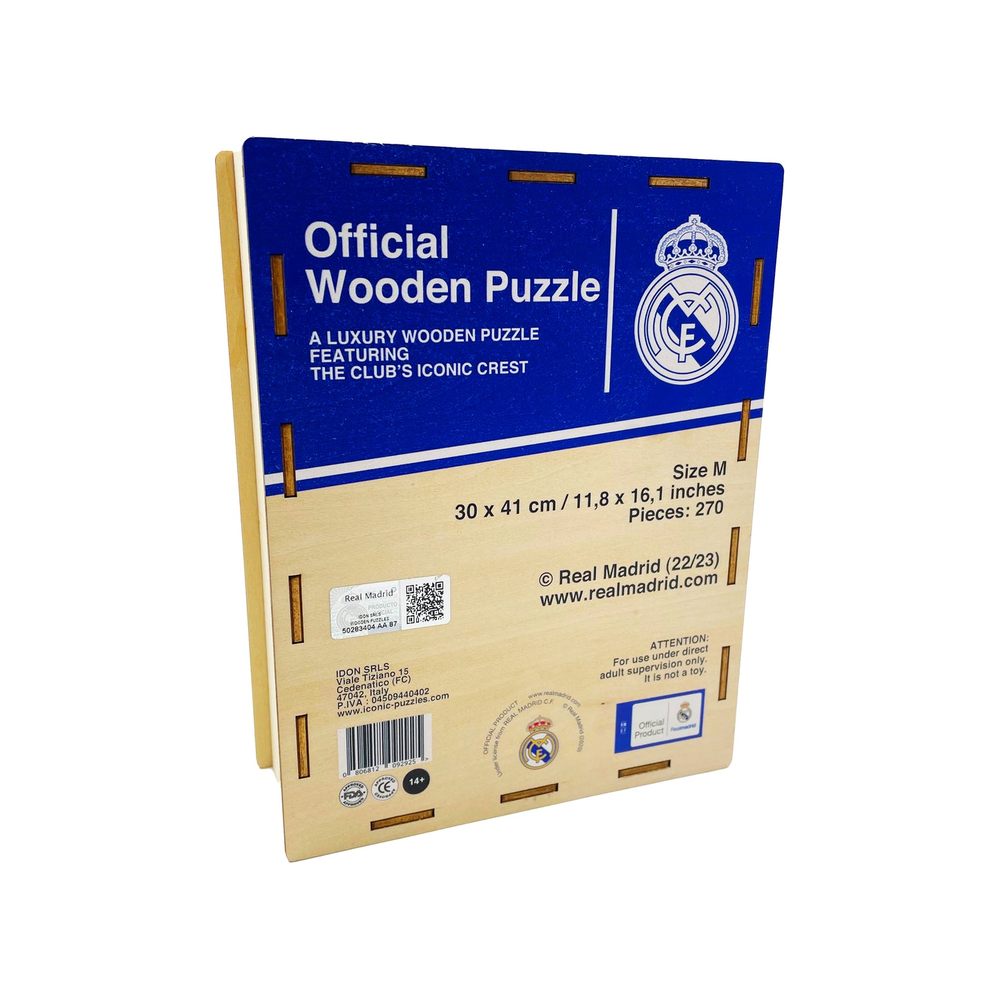 Real Madrid CF® Logo - Wooden Puzzle – Iconic Puzzles